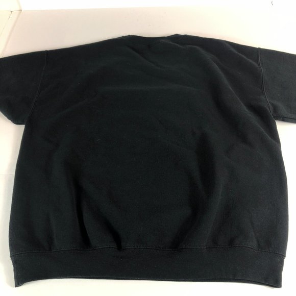 Lularoe Sweater Women's Large Black Crewneck Bless Impress Long Sleeve Pullover - Picture 5 of 8